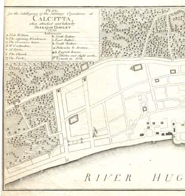 Plan of Calcutta: 1784-85