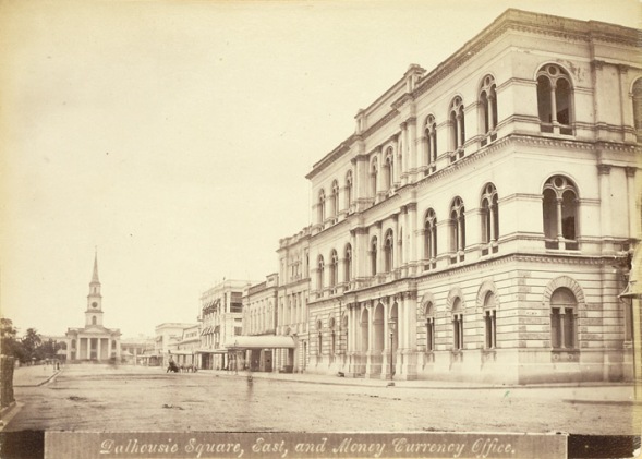 Currency Office in Dalhousie Square - Calcutta (Kolkata) 1878
